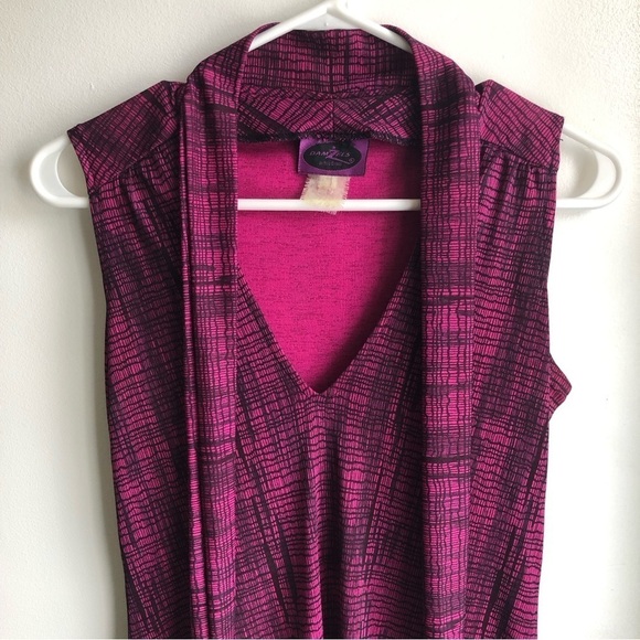 Damzels in this Dress tie neck A-line dress - Picture 2 of 6